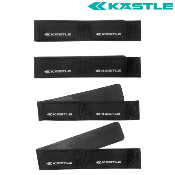 画像2: ケスレ スキーストラップ ２本組 ブラック KASTLE Ski Strap Race (2)