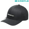 画像1: ケスレ ロゴキャップ ブラック KASTLE Logo Basecap Black (1)