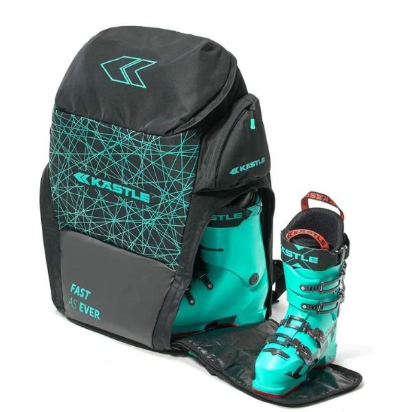 画像3: ケスレ スキーバックパック ブーツバッグ 90L ブラックミント KASTLE New RB90 Boot Bag Black Mint (3)
