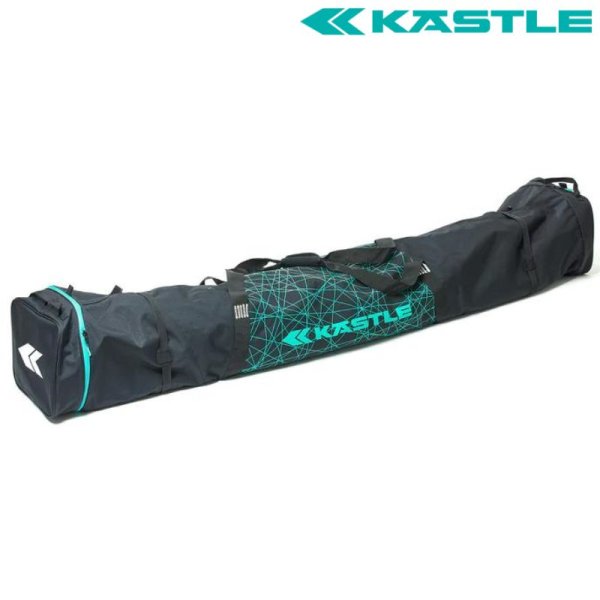 画像1: ケスレ 3台入 スキーケース スキーバッグ ブラックミント KASTLE RB3 Ski Bag Black Mint (1)