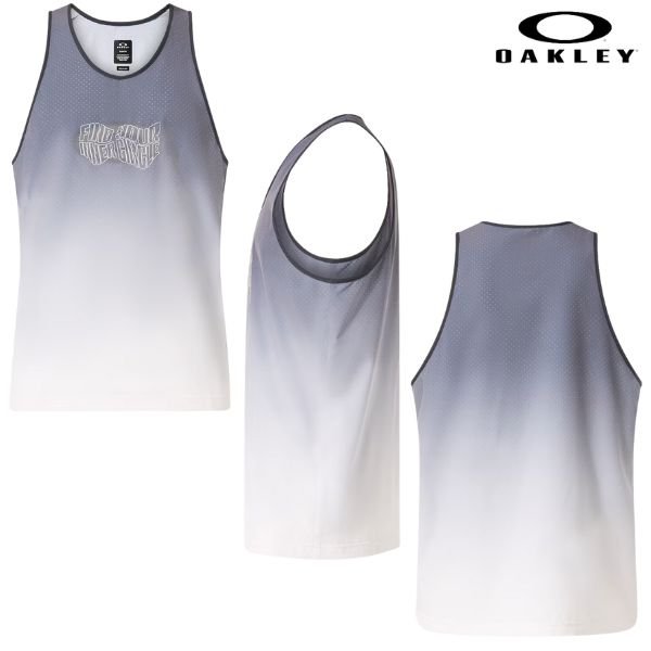 画像3: オークリー タンクトップ グレー ストレッチ 速乾 OAKLEY Pursuit Pro Tank  (3)