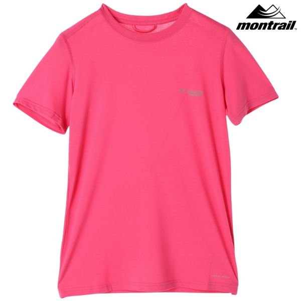 画像1: モントレイル トレイルランニング レディース ウエア Tシャツ トレラン ピンク MONTRAIL Columbia W ENDLESS TRAIL RUNNING T ULTRA PINK  (1)