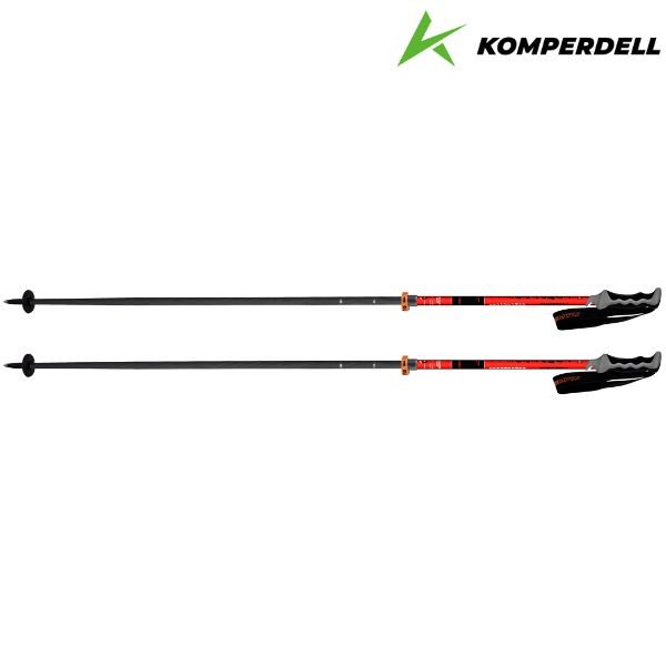 画像2: コンパーデル サイズ調整式 スキーポール ジャパンモデル カーボンプロ バリオ オレンジ KOMPERDELL Carbon PRO VARIO SUPER LIGHT ORANGE JP model 伸縮スキーポール  (2)