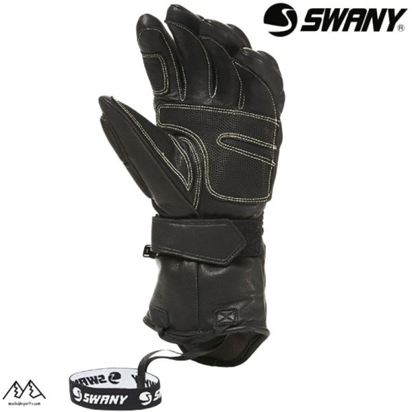 画像2: スワニー レーシング スキーグローブ  ハヤテ ブラック SWANY Hayate BK (2)