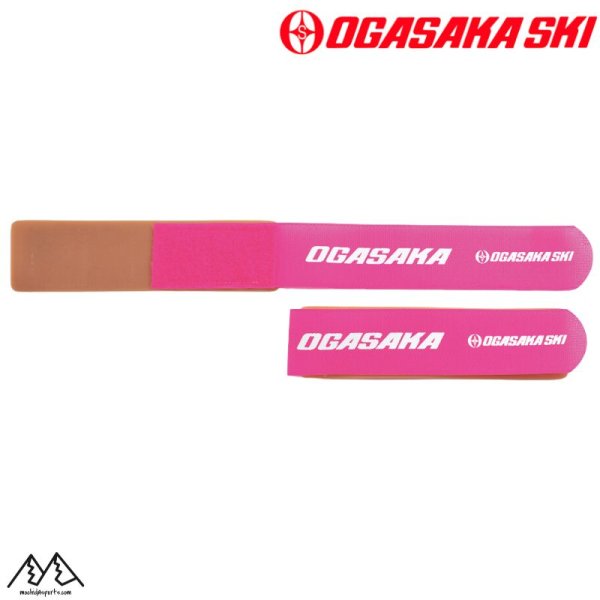 画像1: オガサカ スキーストラップ スキーバンド ピンク OGASAKA SKI BAND MG-1 PINK 2本組  (1)