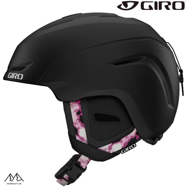 画像1: ご予約商品 ジロ レディース スキー ヘルメット アベラ アジアンフィット マットブラック GIRO AVERA Matte Black Dark Matter (1)