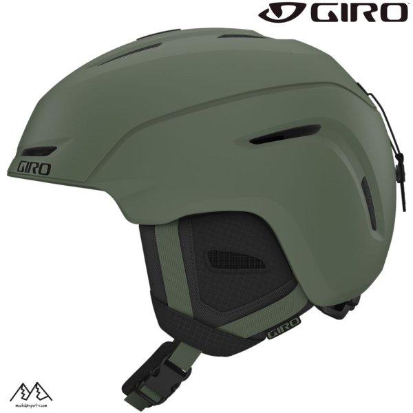 画像1: ご予約商品 ジロ スキー ヘルメット アジアンフィット ネオ マット グリーン GIRO NEO Matte Green (1)