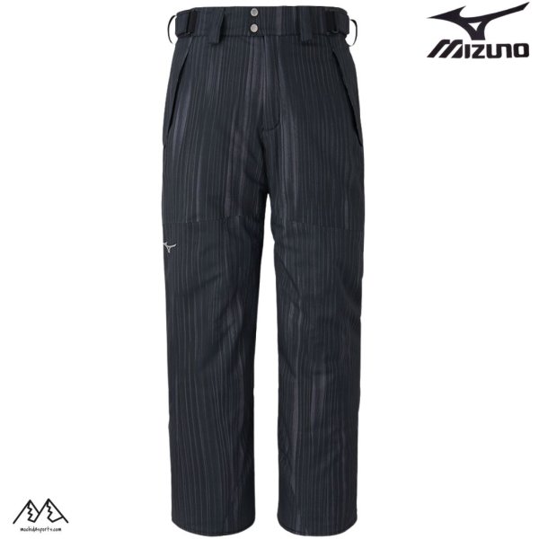 画像4: ミズノ スキーウエア プリント ブラック Lサイズ MIZUNO FREE SKI PRINT PARKA  (4)