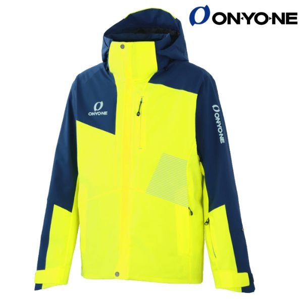 画像1: オンヨネ デモ チーム スキージャケット イエロー ネイビー Sサイズ・Oサイズ ONYONE DEMO TEAM OUTER JACKET F.YELLOW×NAVY ONJ97400 F280688 (1)