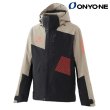 画像1: オンヨネ デモ チーム スキージャケット ブラック サンド Lサイズ ONYONE DEMO TEAM OUTER JACKET BLACK×V.SAND ONJ97400 009186 (1)