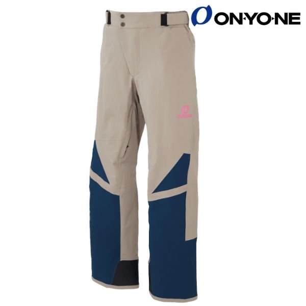 画像1: オンヨネ デモ チーム スキーパンツ サンド ネイビー ONYONE DEMO TEAM OUTER PANTS V.SAND×NAVY ONP97450 186688 (1)