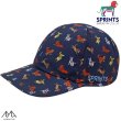 画像1: スプリンツ ランニングキャップ ドッグ 犬 SPRINTS HAIR OF THE DOG BLUE HAT SPRINTS SWEAT IN COLOR (1)