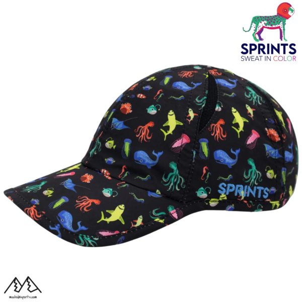 画像1: スプリンツ ランニングキャップ フィッシュ 魚 SPRINTS Fish are friends HAT SPRINTS SWEAT IN COLOR (1)