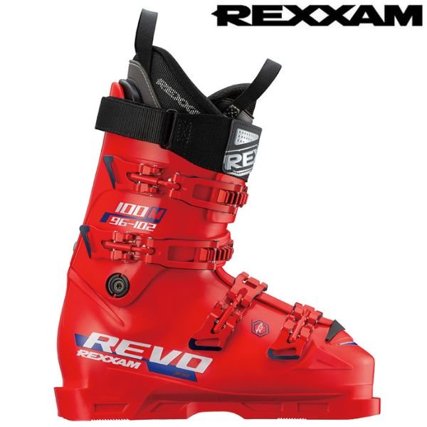 画像1: レクザム スキーブーツ REVO 100M REXXAM R-EVO 100M FIRE RED レグザム (1)