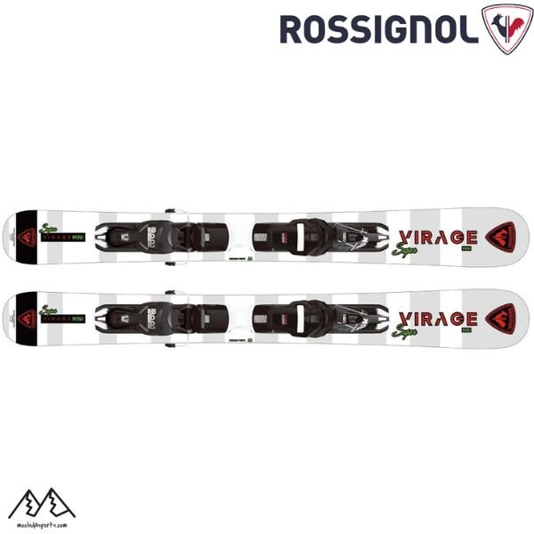 画像1: ご予約商品 ロシニョール ショートスキー スキーボード ROSSIGNOL SUPER VIRAGE SUPER VIRAGE MINI 99cm + XPRESS 10 GW BLACK (1)