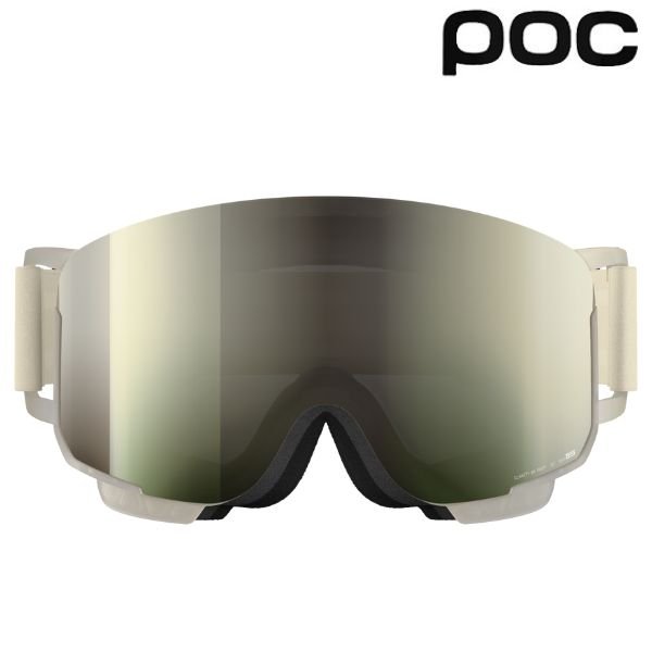 画像2: ポック スキーゴーグル ネクサル ワイドフィット クラリティ アイボリー POC NEXAL WF JAPAN FIT Raw White Partly Sunny Ivory (2)