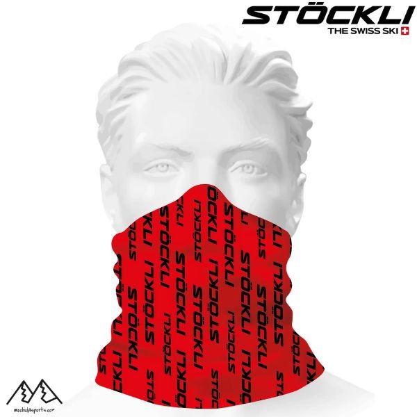 画像1: ストックリ ネックチューブ バフ 多機能 バンダナ レッド STOCKLI BUFF Headwear red (1)