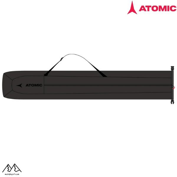 画像1: ご予約商品 アトミック 1台入 スキーケース  ブラック ATOMIC SKI SLEEVE BLACK (1)
