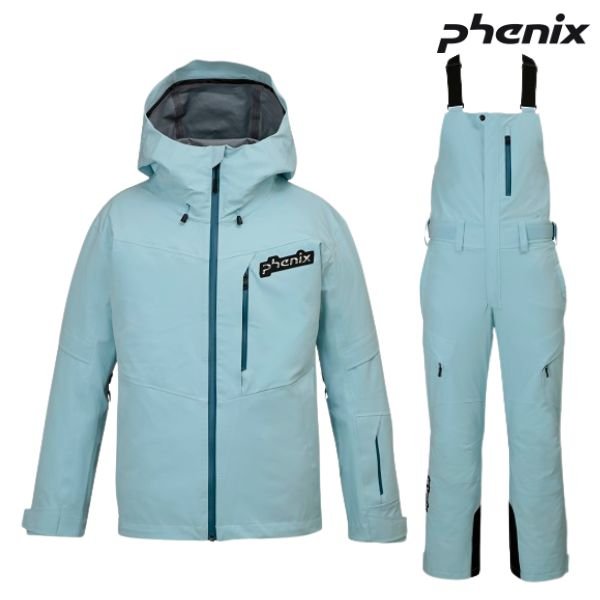 画像1: フェニックス スキーウエア ライトブルー Sサイズ PHENIX TIME SPACE Jacket THUNDERBOLT Pants LIGHTBLUE (1)