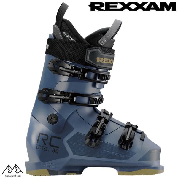 画像1: ご予約商品 レクザム  スキーブーツ REXXAM COMFORT RC-90 ALL-ROUND MODEL BLUE GRAY レグザム  (1)