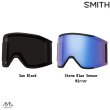 画像2: スミス スノーゴーグル スカッド マグ ブラックアウト SMITH Squad MAG Blackout  Sun Black / Storm Blue Sensor Mirror (2)