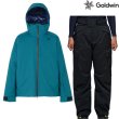 画像1: ゴールドウイン スキーウエア ブルーコーラル ブラック Sサイズ Goldwin Similar Color Jacket BJ + G-Solid Color Cargo Wide Pants BK  (1)