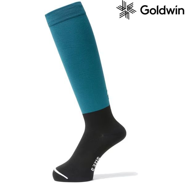 画像1: ゴールドウイン スキーソックス シースリーフィット 極薄 ハイソックス  GOLDWIN C3fit Ultra Thin Winter High Socks BJ ブルーコーラル (1)