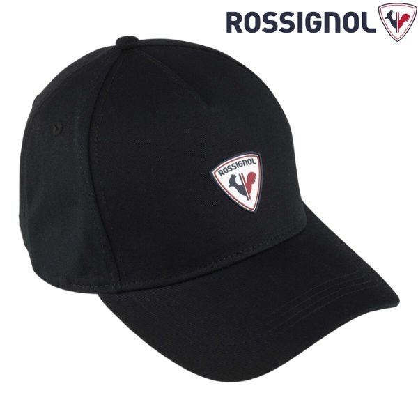 画像1: ロシニョール コーポレート ルースター キャップ ブラック ROSSIGNOL CORPORATE ROOSTER CAP BLACK 200 (1)