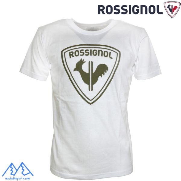 画像1: ロシニョール コットン ロゴ Tシャツ ホワイト ROSSIGNOL LOGO TEE WHITE RLNJT02 (1)