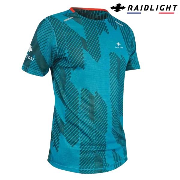 画像1: レイドライト ダイナミック ショートスリーブトップ RAIDLIGHT DYNAMIC Men's short sleeve trail top ピーコック ブルー PEACOCK BLUE Tシャツ (1)