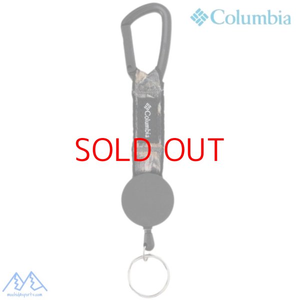 画像1: コロンビア キーホルダー ナイオストリームキーリール カラビナ キーホルダー Columbia Niostream Key Reel  Black Timber Wolf (1)