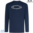 画像1: オークリー ロングスリーブ Tシャツ 長袖  ネイビー OAKLEY STRIKING QD LS TEE 6.0 FATHOM (1)