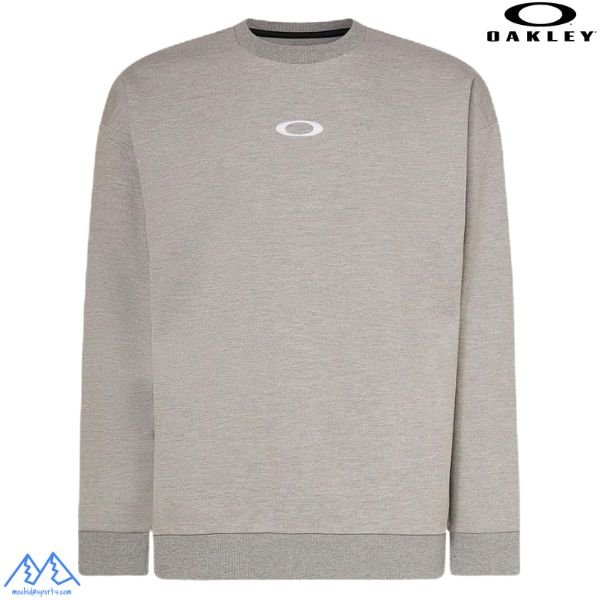 画像1: オークリー 吸汗速乾 トレーナー フリース クルー グレー OAKLEY EN FOUNDATIONAL FLEECE CREW 2.7 NEW ATHLETIC GREY (1)