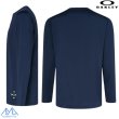 画像2: オークリー ロングスリーブ Tシャツ 長袖  ネイビー OAKLEY STRIKING QD LS TEE 6.0 FATHOM (2)