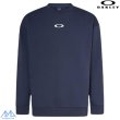 画像1: オークリー 吸汗速乾 トレーナー フリース クルー ネイビー OAKLEY EN FOUNDATIONAL FLEECE CREW 2.7 FOGGY BLUE (1)