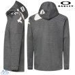 画像2: オークリー トレーニング ウェア ジャケット ジャージ フーディー ダーク グレー ヘザー OAKLEY  EN 3RDG SYNCHRONISM JACKET 7.7 DARK GREY HTHR FOA406927 29A (2)