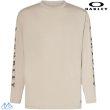 画像1: オークリー ロングスリーブ Tシャツ 長袖  ベージュ  OAKLEY ENHANCE QD LS TEE SLV EVO 3.7 LUNAR (1)