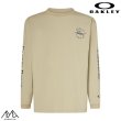 画像1: オークリー ロングスリーブ Tシャツ 長袖  サンド ベージュ OAKLEY EN NEW RETRO L/S TEE FHR 1.7 DESERT SAND (1)