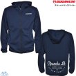 画像1: オガサカチーム スウェット ジップパーカー フーディー ネイビー OGASAKA TEAM SWEAT ZIP PARKA (1)