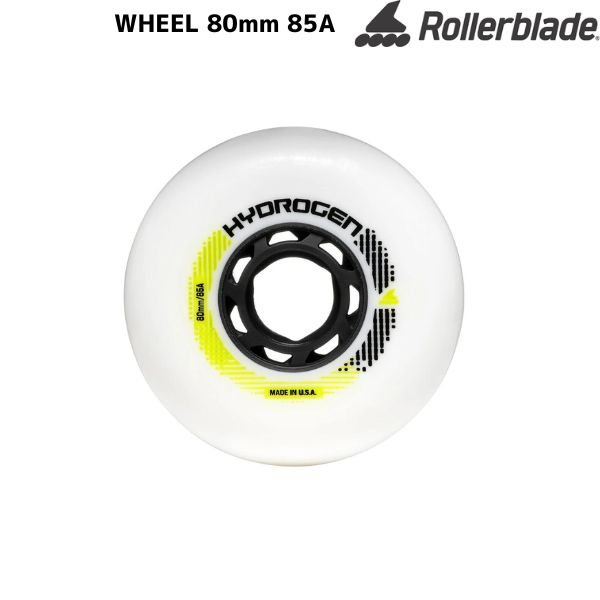 画像1: ローラーブレード インラインスケート ホイール 80mm 8個 ROLLERBLADE HYDROGEN WHEELS 80/85A  8PCS (1)