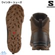 画像4: サロモン 防水 ウインター シューズ アウトドア トレッキング  SALOMON OUTSNAP CSWP Dark Earth Delicioso Gum 8 (4)