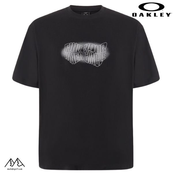 画像1: オークリー Tシャツ ブラック ストレッチ OAKLEY Pursuit SS Tee BLACKOUT (1)