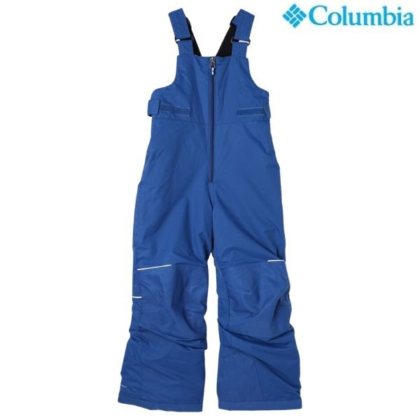 画像1: コロンビア ジュニア スキーパンツ スノーパンツ ブルー アドベンチャーライドII ビブ Columbia Adventure Ride II Bib 433 Mountain Blue (1)