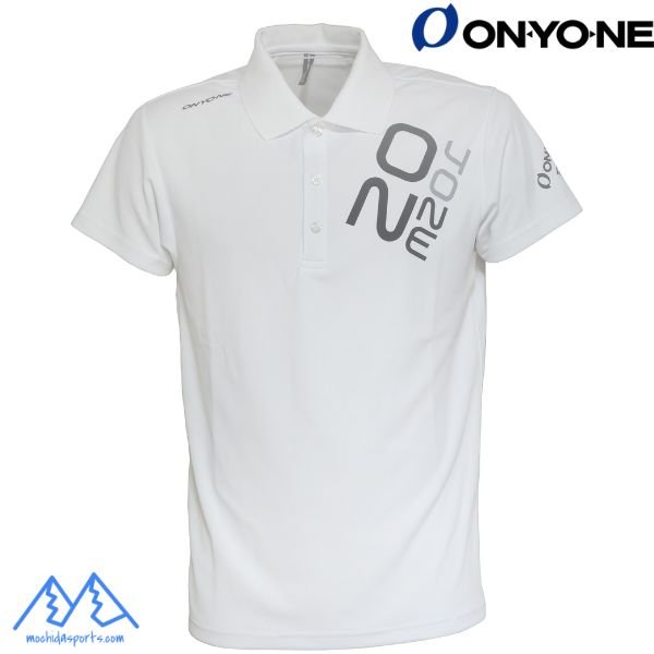 画像1: オンヨネ ブリコ ポロシャツ ホワイト ONYONE BRIKO DP POLO SHIRT (1)