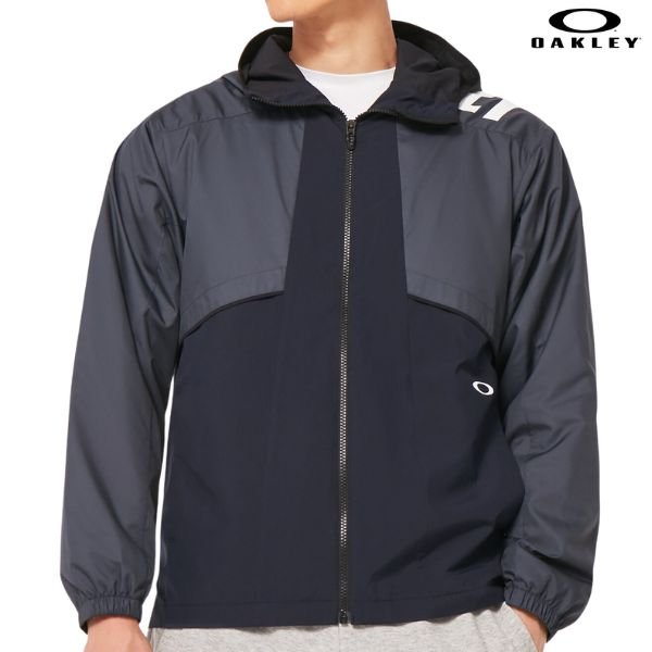 画像4: オークリー ウィンドブレーカーセット ウインドウォーム ネイビー グレー ブラック OAKLEY Enhance Wind Warm Jacket 12.7 Fathom+ Pants 12.7 Blackout (4)