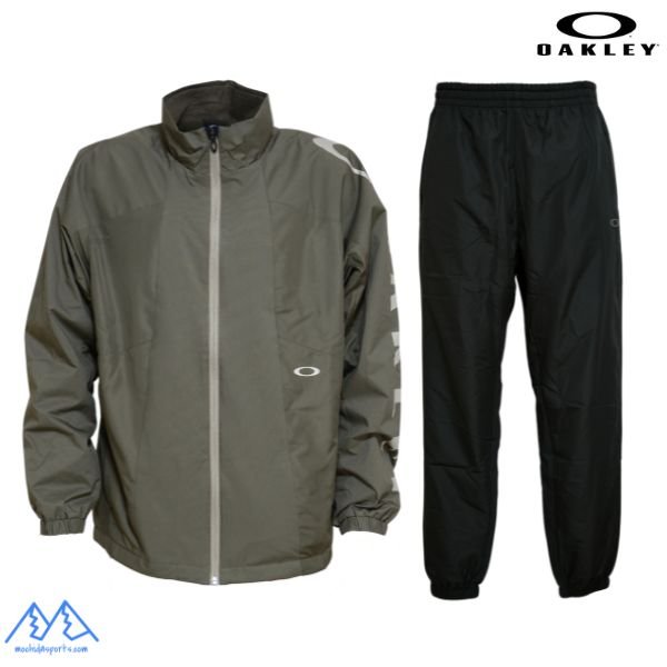 画像1: オークリー ウィンドウォーム ジャケット＆パンツ 撥水 防風 ブラック カーキ OAKLEY Enhance Wind Warm Jacket 14.7 Pants 14.7 BLACKOUT / RAVEN (1)