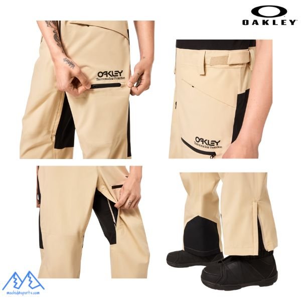画像3: オークリー スキーパンツ シェルパンツ ブラック OAKLEY TNP Shell BIB BLACKOUT (3)