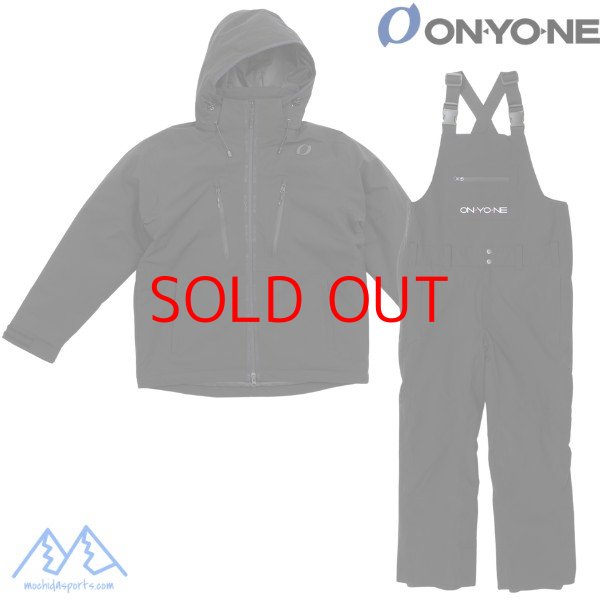 画像1: オンヨネ スキーウエア ジャケット ビブパンツ ブラック ONYONE MEN'S JACKET & PANTS  BLACK  (1)