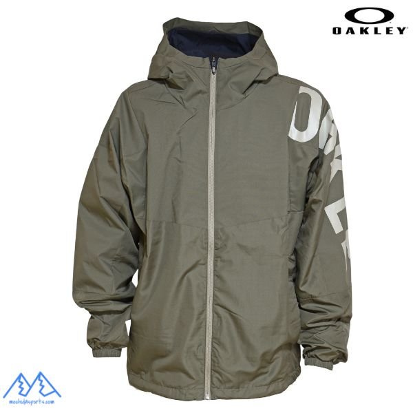 画像1: オークリー ウィンドブレーカー 軽量 撥水 防風 ウィンド メッシュ ジャケット カーキ  OAKLEY Enhance Wind Mesh Jacket 14.7 RAVEN (1)