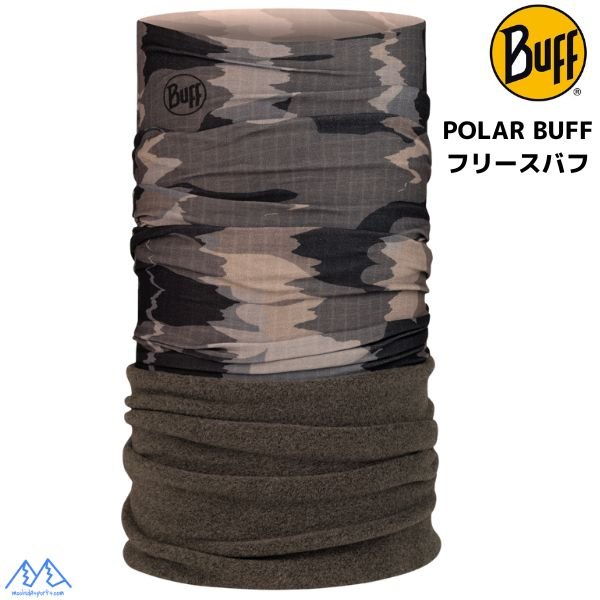 画像1: 冬用 フリース ポーラー バフ 保温 BUFF POLAR ROPAL GREY ベージュ ブラック グレー ネックチューブ ネックゲイター シームレスバンダナ (1)